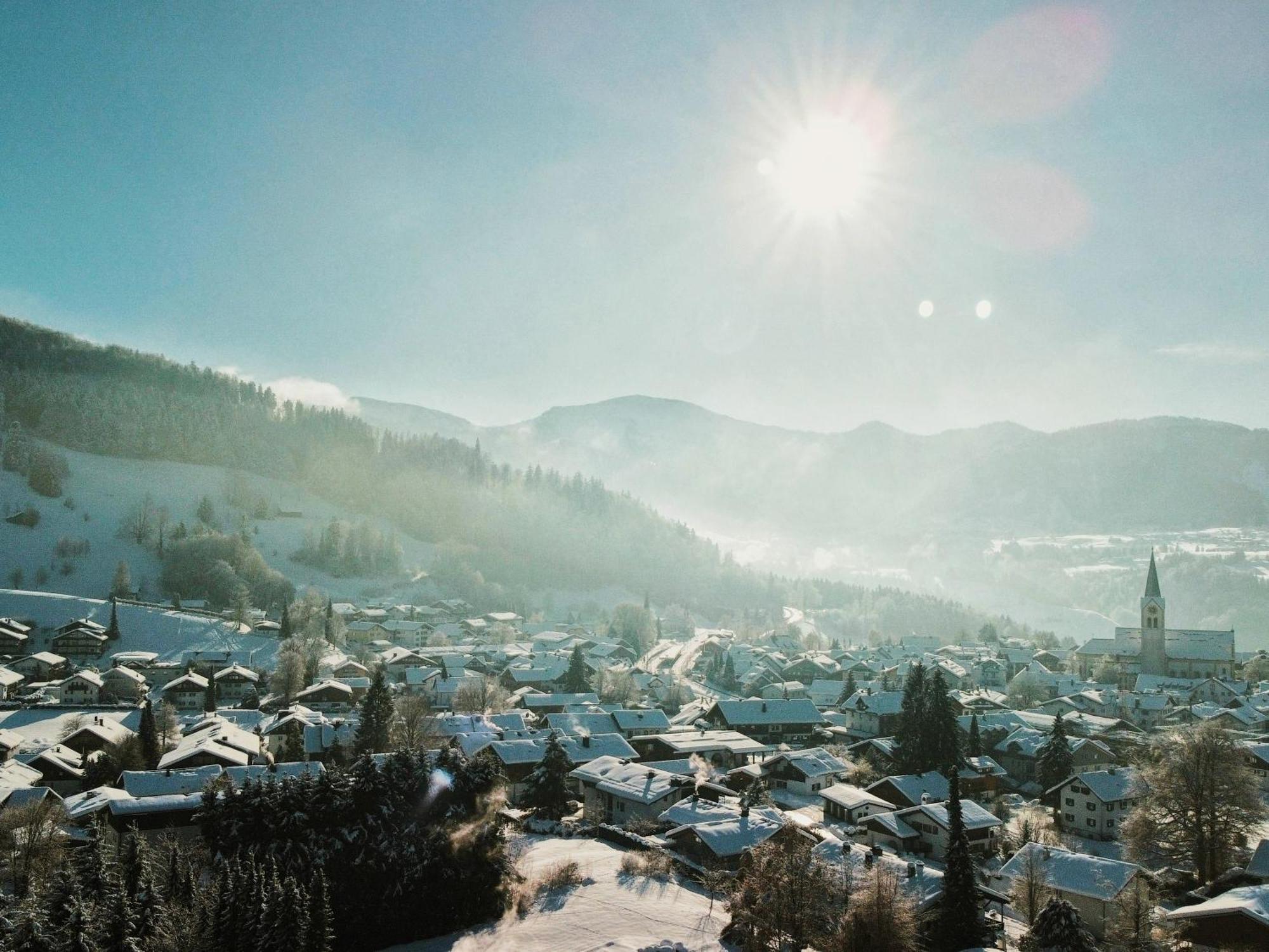 Allgaeu Luxury Apartment Bergloewe Mit Sauna Oberstaufen Ngoại thất bức ảnh